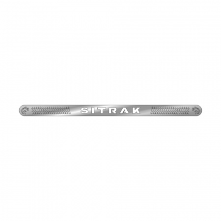 Защита лобового стекла для Sitrak C7H480 MAX (нерж. сталь, прямые углы)