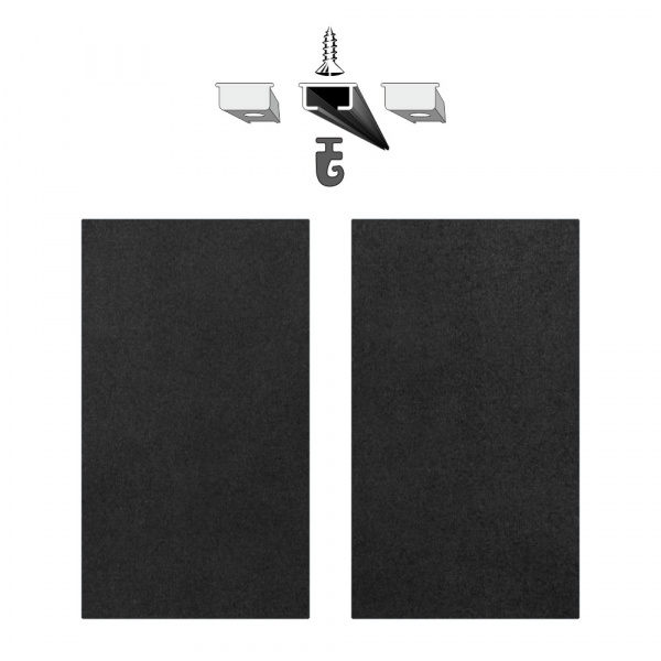 Перегородка салона со шторами GZ NXT (Велюр)