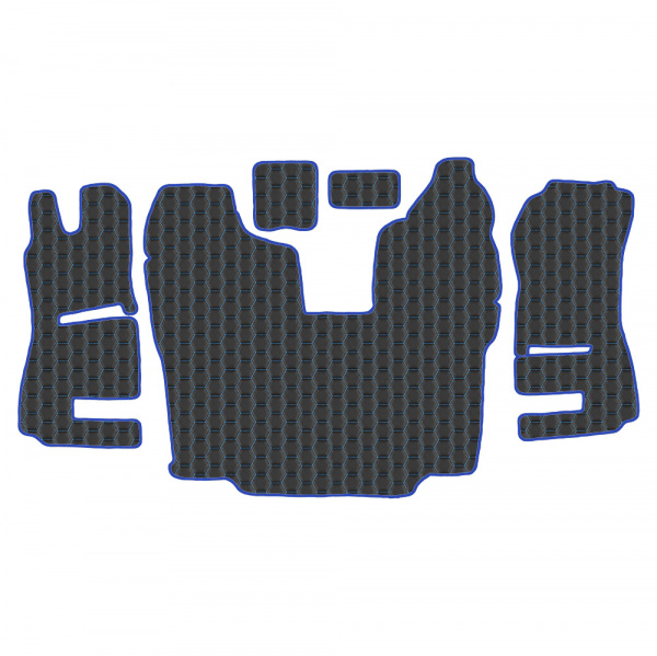 3.6 Коврики стёганные SCANIA 5 ser. R (АТ, 1 пневм., 1 табуретка) от 2013г