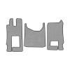 92-Коврики ворсовые MERCEDES ACTROS MP4 1845 2018г. -(ABTC 3 коврика. АТ) (UPP-6 (Серый) кант Черный)