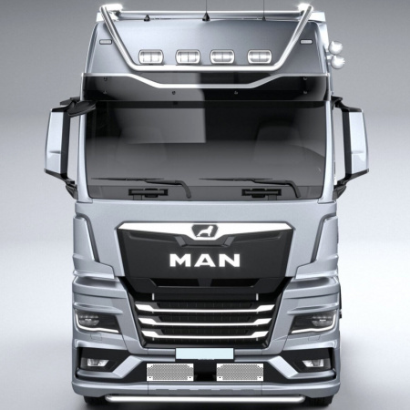 Накладки из нержавеющей стали на капот MAN TGX (от 2021г.в.) NKN-161