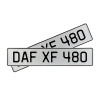 Автомобильный сувенирный номер DAF XF480