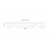 Светодиодная надпись-логотип для грузовиков VOLVO (1300х160мм)