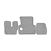 33-Коврики ворсовые MAN F-2000 Commandor -(АВС 3 коврика. МТ) (UPP-8 (Серый) кант Черный)