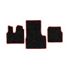 37-Коврики ворсовые MAN TGS -(АВС 3 коврика. МТ) (Фортуна (Черный) кант Красный)