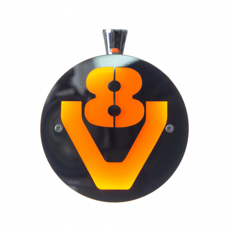 Фонарь под зеркало V8 (LED, нерж., комп. 2 шт)