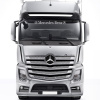 Накладки из нержавеющей стали на козырек Mercedes-Benz MP4 NKN-102