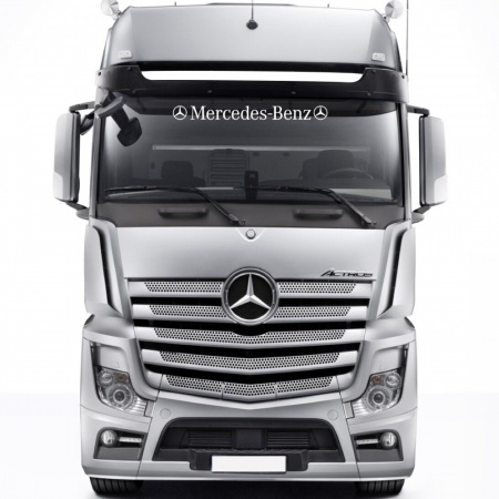 Накладки из нержавеющей стали на козырек Mercedes-Benz MP4 NKN-102