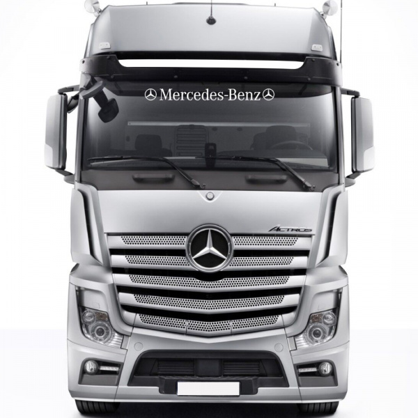 Накладки из нержавеющей стали на козырек Mercedes-Benz MP4 NKN-102