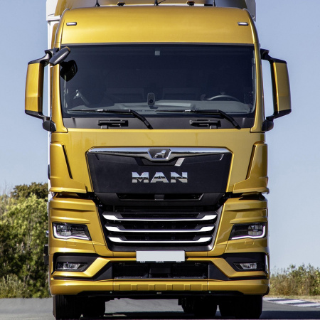 Накладки из нержавеющей стали на капот MAN (с 2021г.в) NKN-220