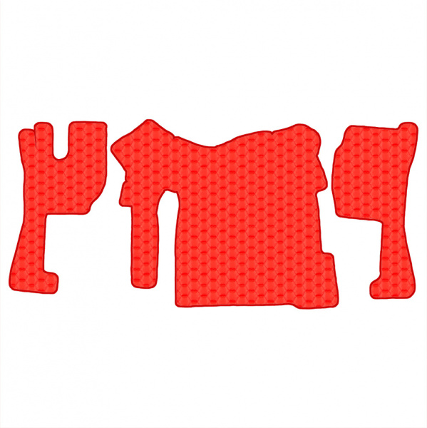 2.1 Коврики стёганные VOLVO FH 2 от 2002 до 2008 (МТ) 