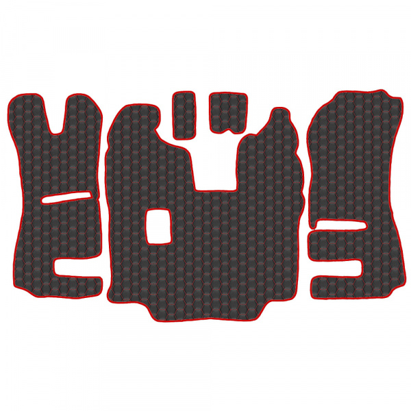 3.10 Коврики стёганные SCANIA 5 ser. R (МТ, 1 пневм., 1 табуретка) от 2013г