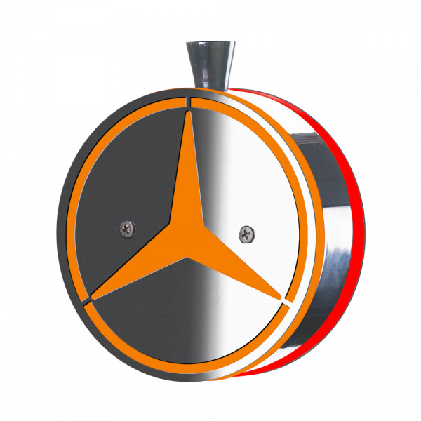 Фонарь под зеркало Mercedes (LED, нерж., комп. 2 шт)