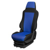 130 Чехлы Стандарт ISUZU от 2021 (без ремней) 3-х местн. (Жакард Черный+Жакард Синий)