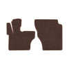 120-Коврики ворсовые JAC N200 -(АВ Водитель и пассажир) (UPP-8 (Коричневый) кант Коричневый)