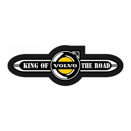 Замшевое панно в спальник VOLVO (белый пластик) 1000х350мм "KING" (24v)