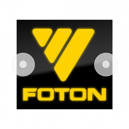Табличка светодиодная 14x15 (желтая) на лобовое стекло (12v) (FOTON)