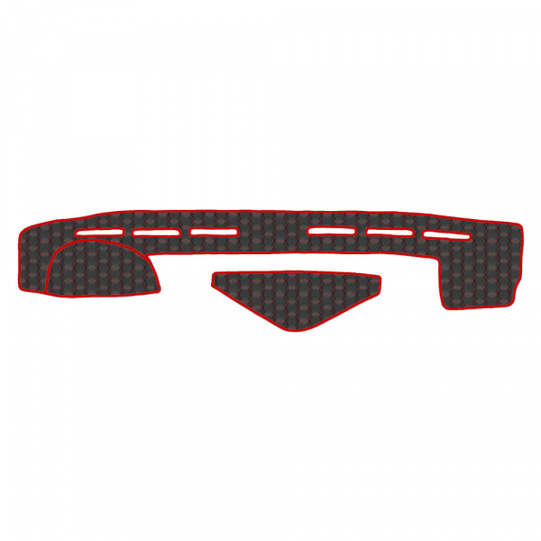 Стеганная накладка на приборную панель Renault T от 2018 г.в. №20