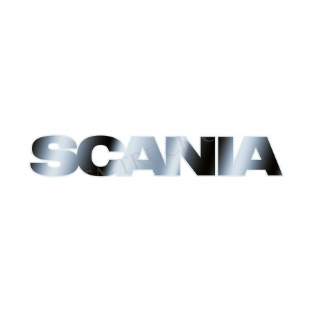 Буквы SDT на капот SCANIA (820*125)