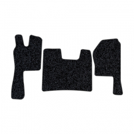 21-Коврики ворсовые SCANIA R  -(ABTC 3 коврика. АТ) (Карлайт (Серый) кант Серый)