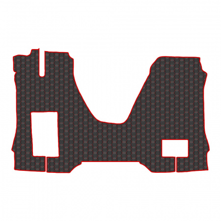 12.5/1 Коврики стёганные SHACMAN X6000 ровн.пол (АТ,1 пневм.,1 таб., холод., шир. педаль) от 2023г