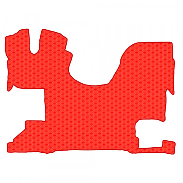 1.12 Коврики стёганные DAF XG+(3 поколение) (АТ,1 пневм.,1 табурет., автоном.) от 2023г