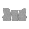 55-Коврики ворсовые ГАЗЕЛЬ -(АВС 3 коврика. МТ) (UPP-8 (Серый) кант Серый)