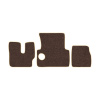 33-Коврики ворсовые MAN F-2000 Commandor -(АВС 3 коврика. МТ) (UPP-8 (Коричневый) кант Бежевый)
