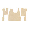 96-Коврики ворсовые SCANIA S  -(ABTC 3 коврика. АТ) (UPP-8 (Бежевый) кант Бежевый)
