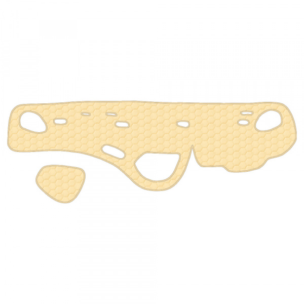 Стеганная накладка на приборную панель VOLVO FH-12 2009-2013г.в. №21