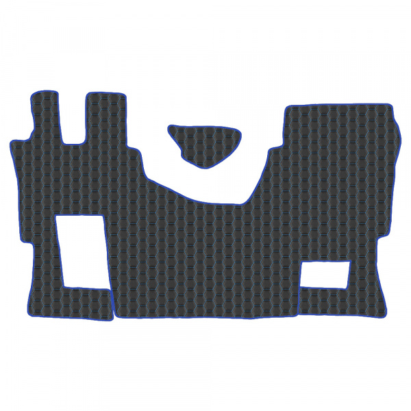 5.5 Коврики стёганные MERCEDES ACTROS MP-IV от 2011г.в. (ровный пол, пассажирское сиденье не пневмо) 