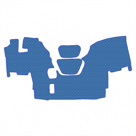 1.1 Коврики стёганные DAF 95 XF  (МТ)  (Классик Синий)