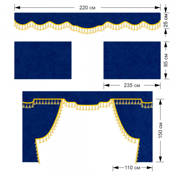 Комплект автоштор для VOLVO FH