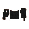 42-Коврики ворсовые MERCEDES ACTROS -(АВС 3 коврика. МТ) (UPP-8 (Черный) кант Коричневый)