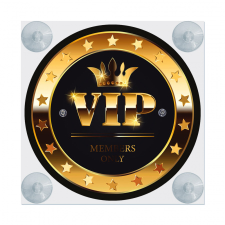 Табличка светодиодная "Лайт-бокс" мини на лобовое стекло (№85 VIP)