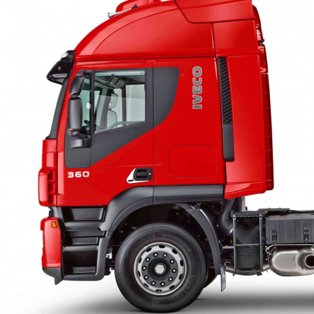 Накладки из нержавеющей стали на ручки дверей IVECO Stralis (узк. кабина) NKN-68
