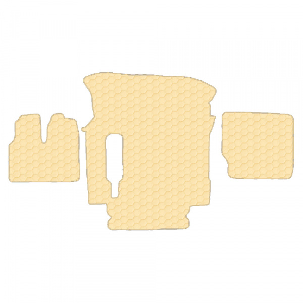 4.10 Коврики стёганные MAN TGX от 2017г.в. (МТ, 1 полка, без холодильника) 