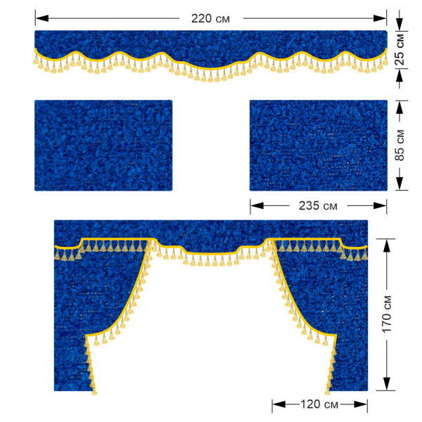 Комплект автоштор для VOLVO FH XL
