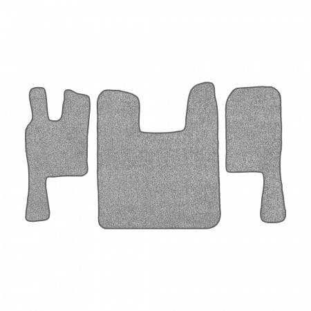 67-Коврики ворсовые SCANIA 124 (после 2010г) -(ABTC 3 коврика. АТ) (UPP-8 (Серый) кант Серый)