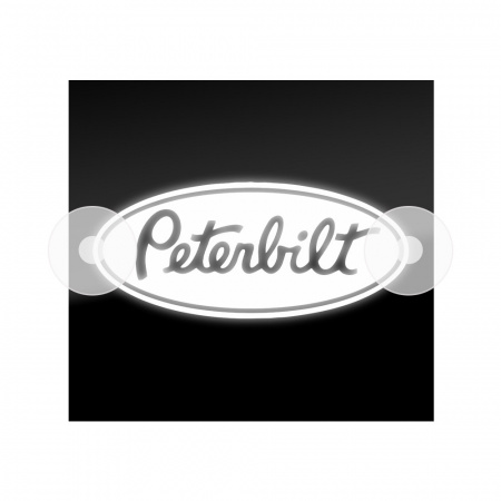 Табличка светодиодная 14*15 Лобовое (24v) (PETERBILT белая)