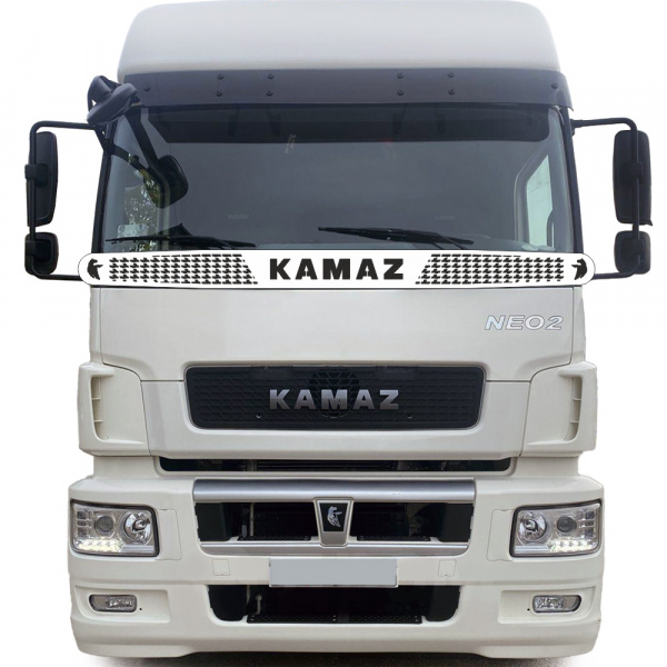 Защита лобового стекла для КЗ NEO 2 (нерж. сталь, косые углы)