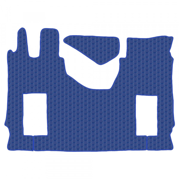 5.16 Коврики стёганные MERCEDES ACTROS MP4 1845 2018г. (АТ, 2 пневм. ровный пол)