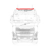 Дуга-фародержатель на крышу VOLVO FH 4 средн. крыша (ГЛОБ, 6_ПТФ)