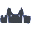 3.13 Коврики стёганные Scania 6 ser. G  (AT/MT)  (Классик Черный строчка Синяя)
