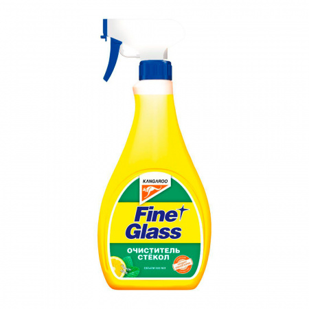Очиститель для стекол Fine glass (лимон-мята) 500 мл KANGAROO