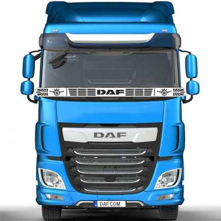 Защита лобового стекла для DAF 106 (нерж. сталь, прямые углы)