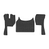 85-Коврики ворсовые VOLVO FH 13-16 от 2013г. -(ABTC 3 коврика. АТ) (UPP-8 (Графит) кант Черный)