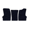 55-Коврики ворсовые ГАЗЕЛЬ -(АВС 3 коврика. МТ) (Карлайт (Синий) кант Серый)