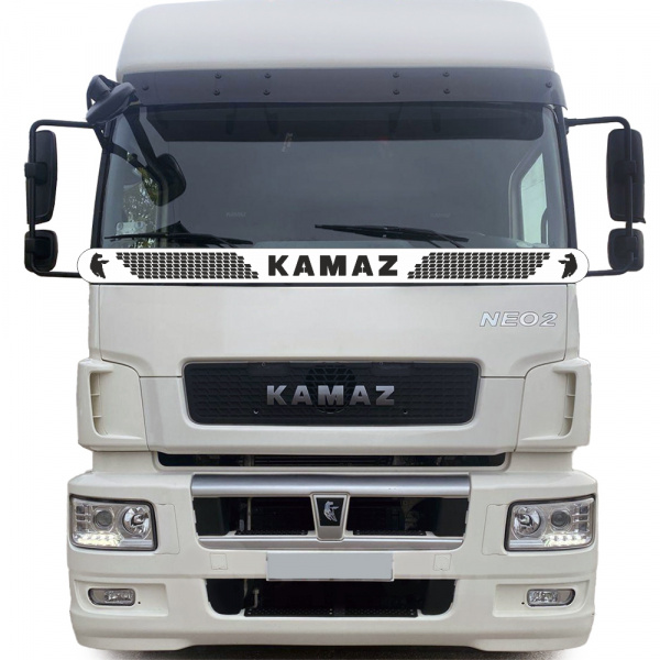 Защита лобового стекла для КЗ NEO 2 (нерж. сталь, прямые углы)