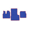 37-Коврики ворсовые MAN TGS -(АВС 3 коврика. МТ) (UPP-8 (Синий) кант Красный)